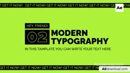 Corporate FullScreen Titles Titles template preview