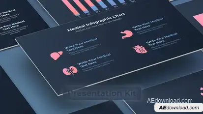 Corporate Infographic - Business Data Infographics Video Displays template preview