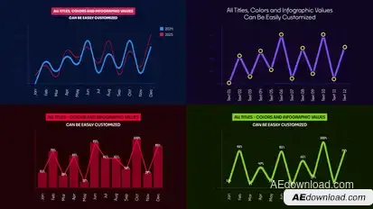 Corporate Infographics - | Infographic Line Chart Infographics template preview