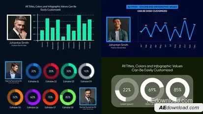 Corporate Infographics Pack Infographics template preview