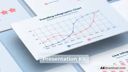 Corporate Infographics Presentation Product Promo template preview