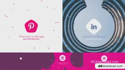 Elegant Corporate Logo Reveal – Clean 2D Flat Intro Animation with Minimal Design, Abstract Shapes Logo Stings template preview