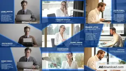 Corporate Lower Thirds | After Effects Titles template preview