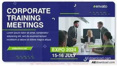 Corporate Meeting Presentation Openers template preview