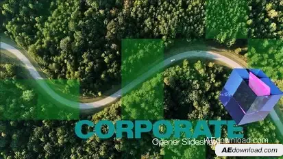 Corporate Modern Slideshow Openers template preview