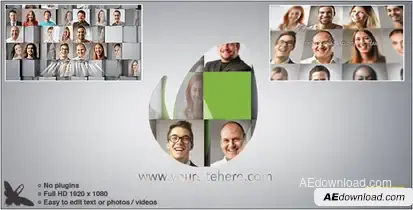 Corporate Mosaic Logo Logo Stings template preview