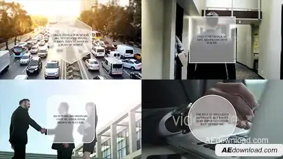 Corporate Opener \ Intro Quote Video Displays template preview