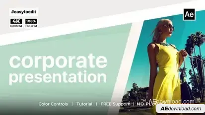 Corporate Presentation Openers template preview