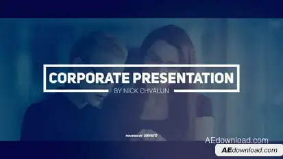 Corporate Promo Video Displays template preview