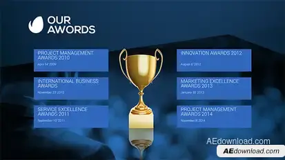 Corporate Presentation Pack Video Displays template preview