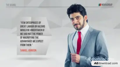 Corporate Presentation Unfold Video Displays template preview