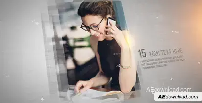 Corporate Promo Video Displays template preview
