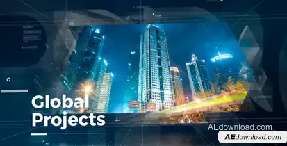 Corporate Promo Video Displays template preview