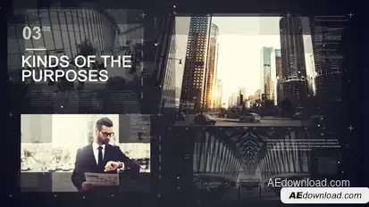 Corporate Promo Video Displays template preview