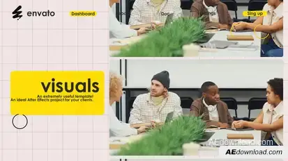 Corporate Promo - Modern Business Opener Video Displays template preview