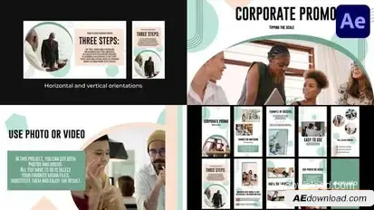 Corporate Promo Slideshow | After Effects Openers template preview