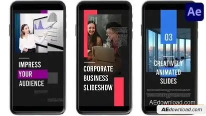 Corporate Promo Stories | After Effects Openers template preview