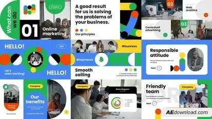 Corporate Promo Titles 3 in 1 Openers template preview