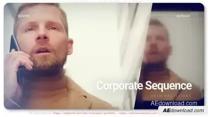 Corporate Sequence Slides Openers template preview