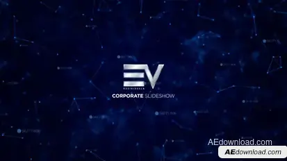 Corporate Slide Video Displays template preview