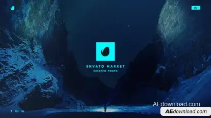 Corporate Slides Video Displays template preview