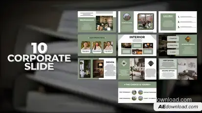 Corporate Slides | After Effects Titles template preview