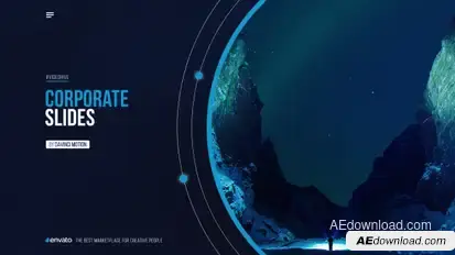 Corporate Slides Openers template preview