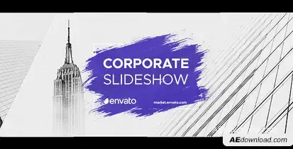 Corporate Slideshow  | After Effects Template Video Displays template preview