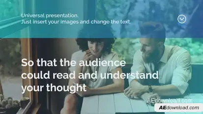 Corporate Slideshow Video Displays template preview