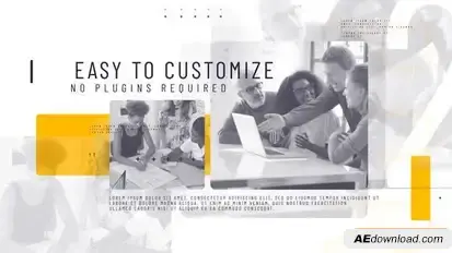 Corporate Slideshow Openers template preview
