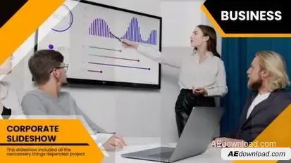 Corporate Slideshow Openers template preview