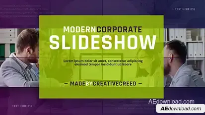 Corporate Slideshow / Conference Event Promo / Meetup Opener / Business Coaching Video Displays template preview