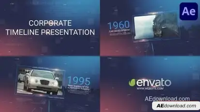 Corporate Slideshow for After Effects Openers template preview