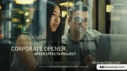 Corporate Slideshow Opener Openers template preview