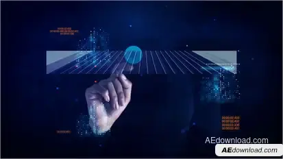 Corporate Swipe Slideshow Video Displays template preview