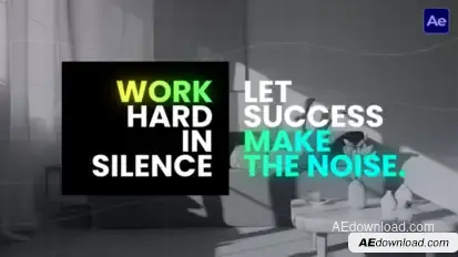 Corporate Text Animation  AE Titles template preview