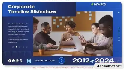 Corporate Timeline Openers template preview