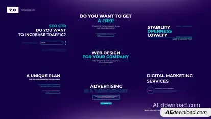 Corporate Titles Titles template preview