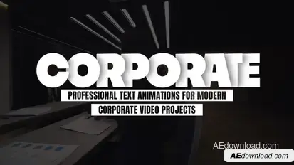 Corporate Titles Titles template preview