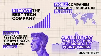 Corporate Titles Titles template preview