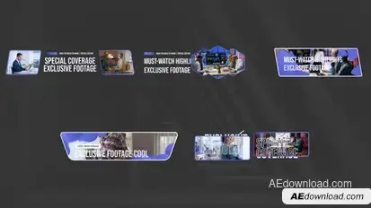 Corporate Titles Pack | Lower Thirds Titles template preview