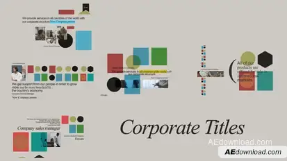 Elegant Corporate Titles | Clean Business Presentation Template Titles template preview