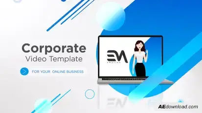 Corporate Video Template Video Displays template preview