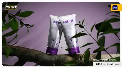 Cosmetic Tube Promo Mockup Product Promo template preview