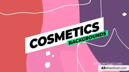 Cosmetics Backgrounds Elements template preview
