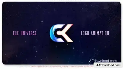 Cosmic Particle Logo Reveal – Stellar Explosion Intro Openers template preview