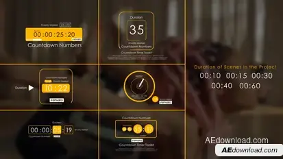 Countdown Elements template preview