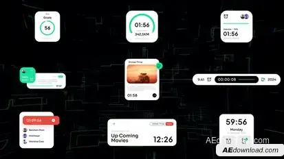 Countdown and Timer Elements template preview