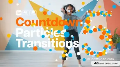 Countdown Particles Transitions Elements template preview