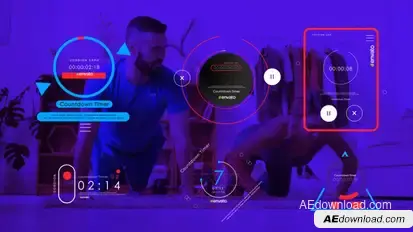 Countdown Timer Elements template preview